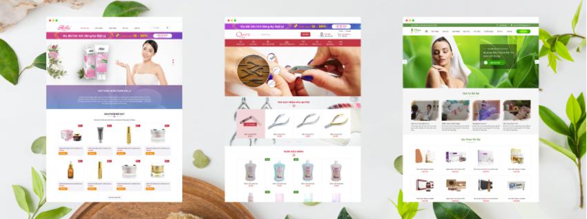 thiết kế web spa bắt mắt